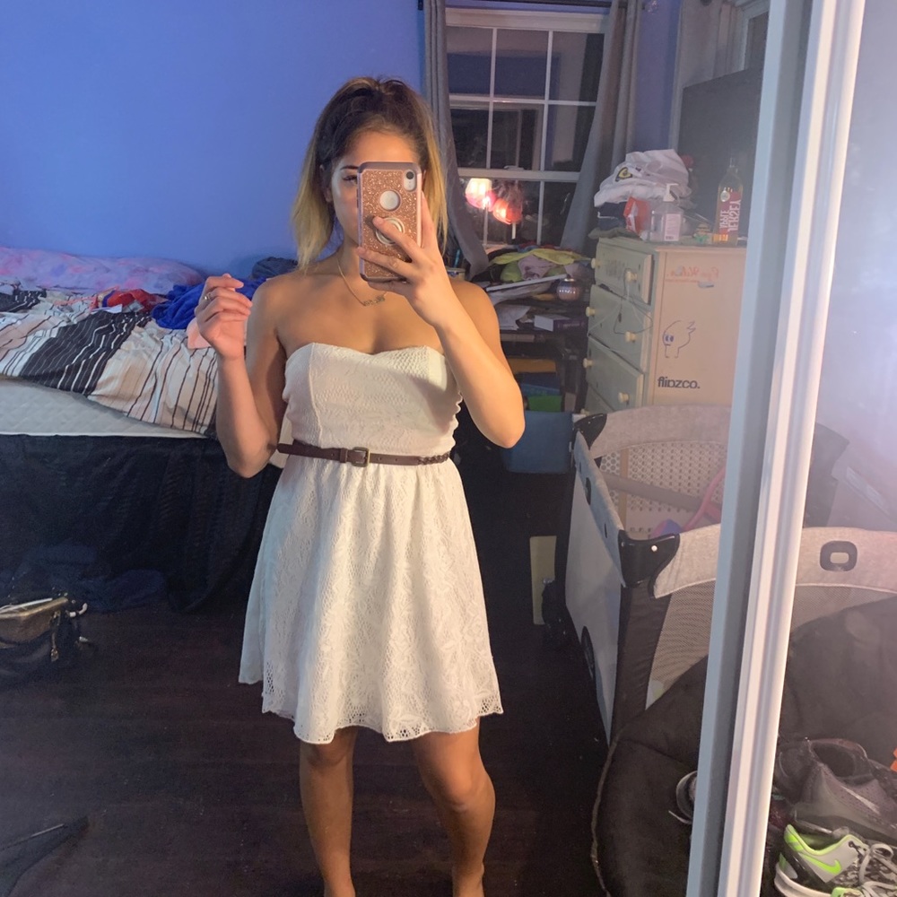 White dress